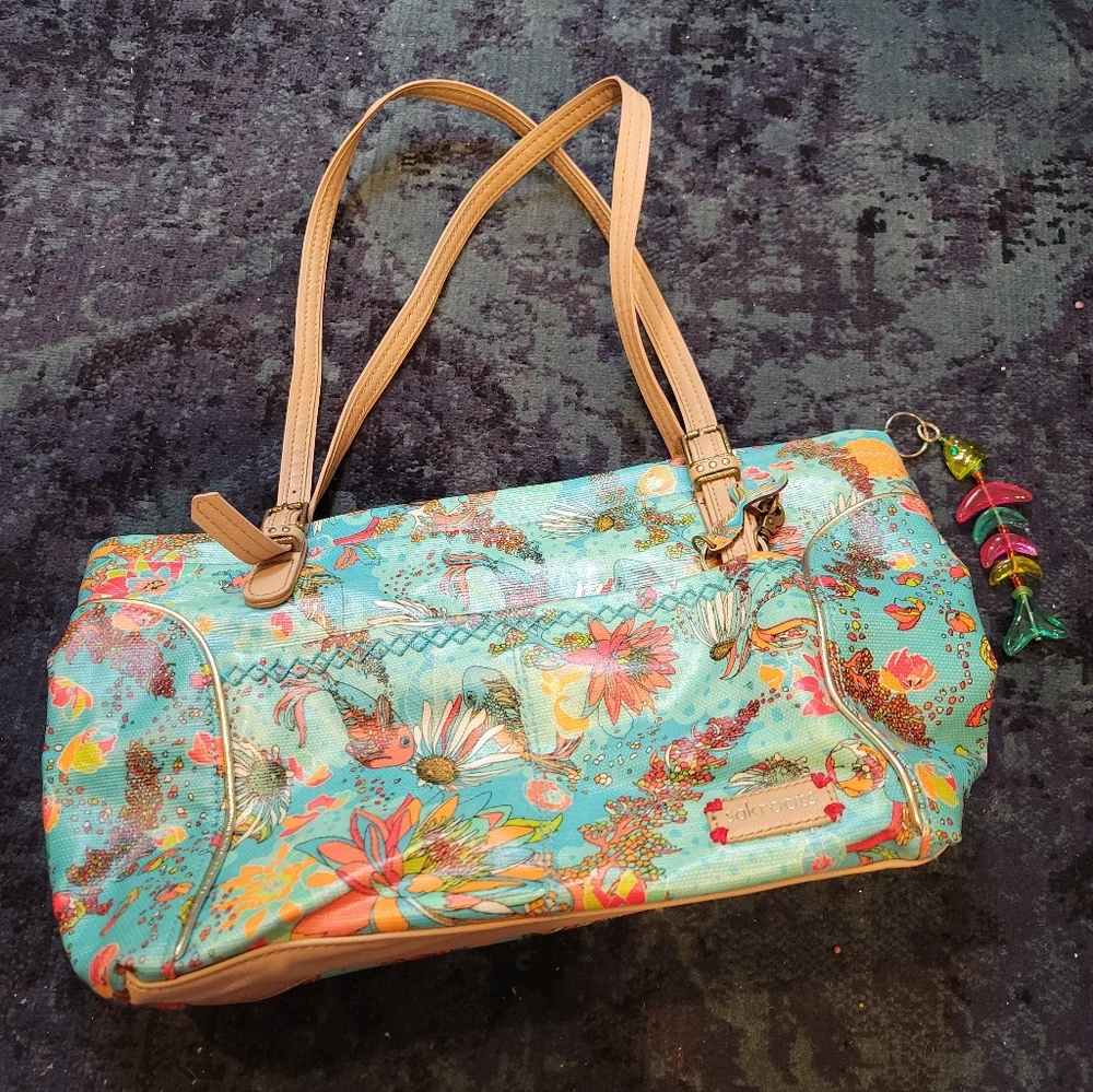 Sakroots purse. Marine life theme. Adorable accents. In great condition. - Picture 1 of 6